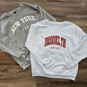 New York sweatshirts (2 pair)